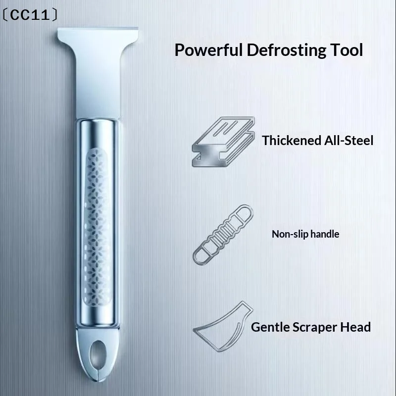 Stainless Steel Freezer Deicers Refrigerator Deicers Ice Scraper Defrost Cleaning Shovel  Cleaning Gadget Removal Scoop〔CC11〕