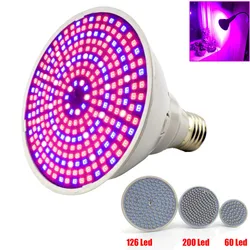 Bombillas Led de espectro completo para cultivo de plantas, lámpara de iluminación para vegetales, hydro Flower, invernadero, verduras, jardín interior, E27, phyto growbox