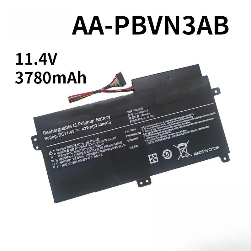 New Standard AA-PBVN3AB Battery For Samsung 450R4V 450R5V 370R4E 510R5E Laptop 11.4V 3780mAh Fast Charging Battery