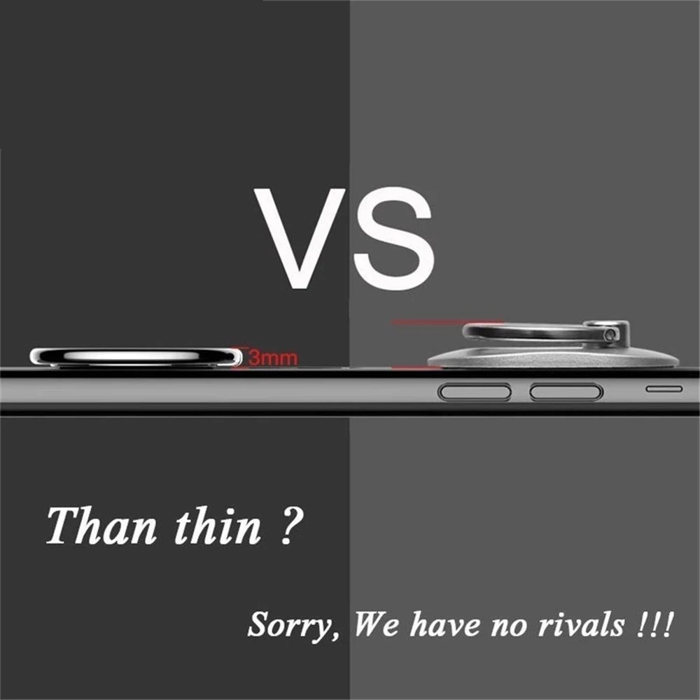 البنصر حامل حامل هاتف مغناطيسي للسيارة Smarphone الفاخرة تدوير البنصر حامل هاتف المحمول حامل جبل حامل