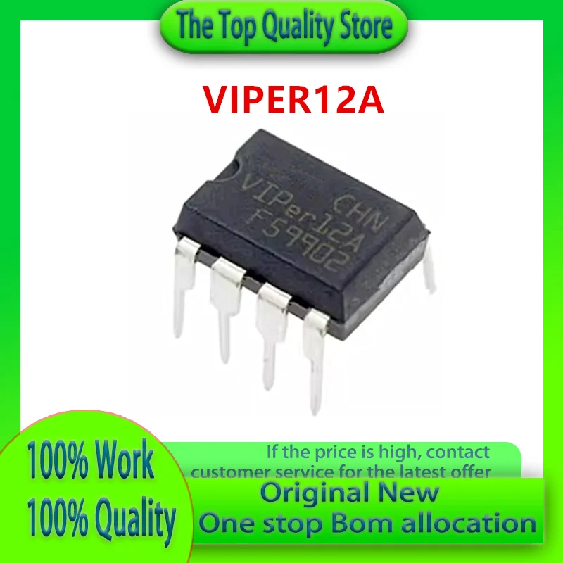 10PCS 50PCS VIPER12A VIPER 12A VIPER12 DIP-8 Best quality