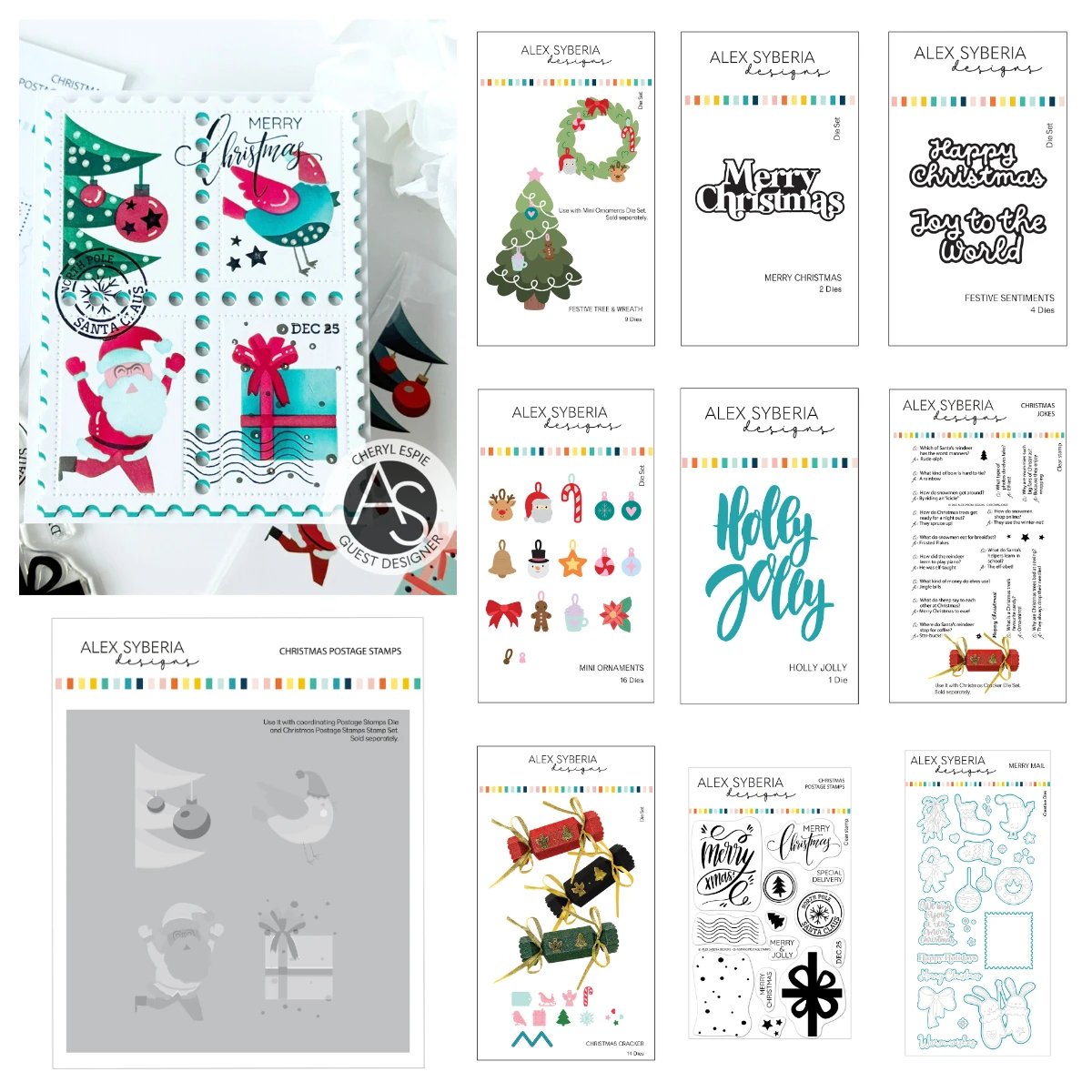 

Christmas Postage Metal Cutting Dies Stamps Stencils Scrapbooking for Card Make DIY Crafts New Dies Supplies