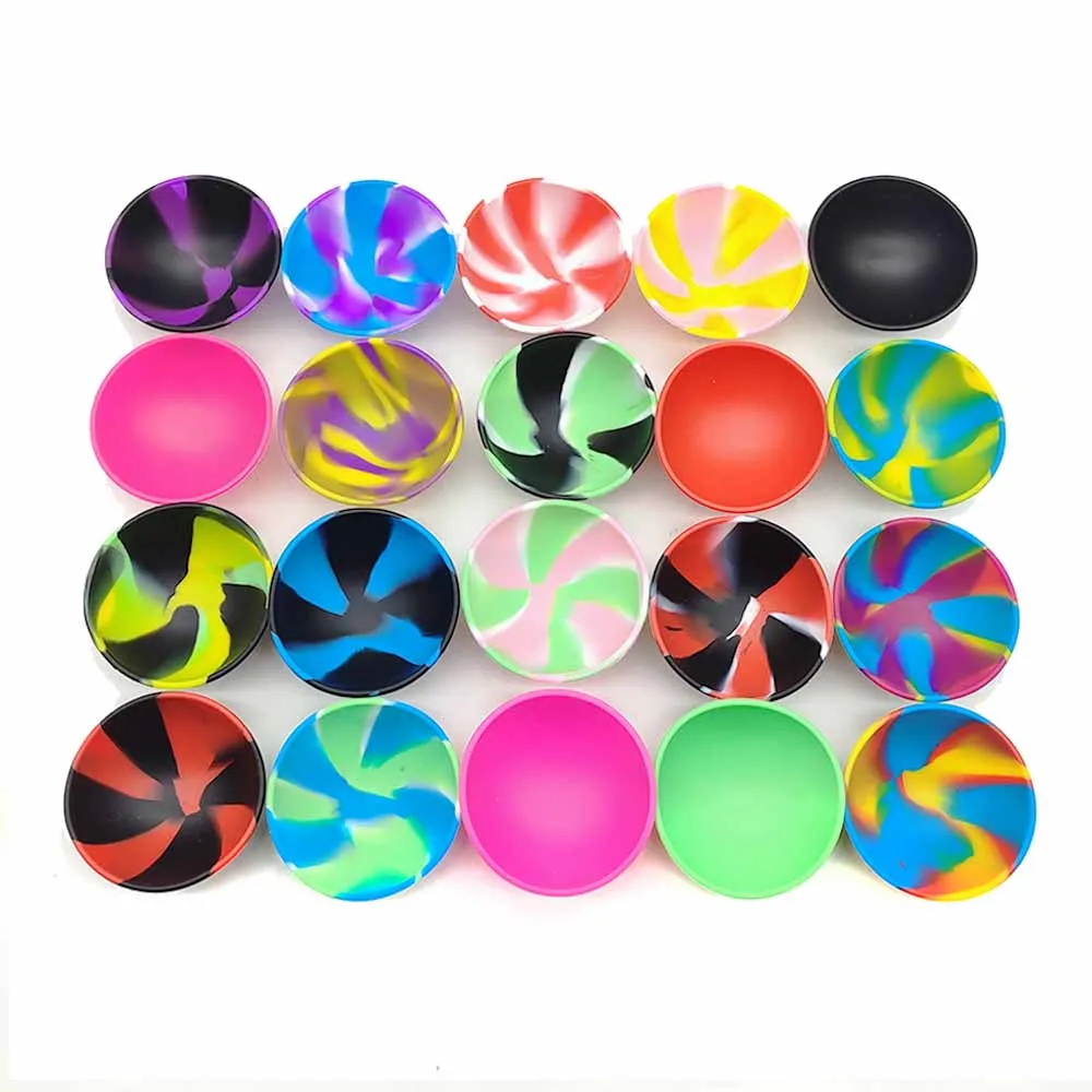 10 قطعة وعاء سيليكون ملون 67 مللي متر حاوية منزلية القرع متعدد الألوان التبغ التدخين اكسسوارات جرلي هدية