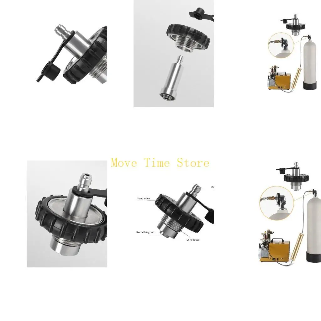 

92ME клапаны кислородного баллона для быстрого заполнения адаптера для дайвинга адаптер для исследования озера для любителей и