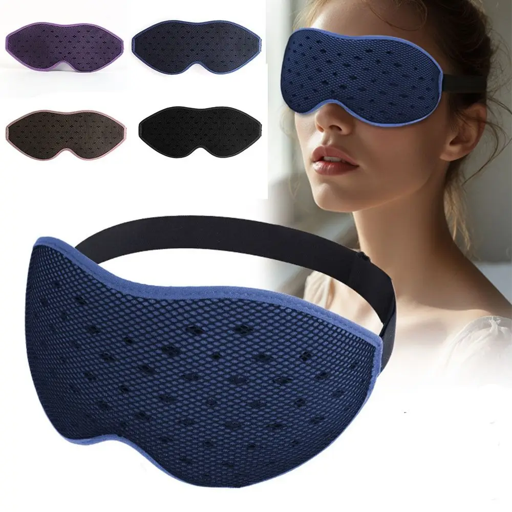 3D Contoured Blocking Light Eye Mask Soft Padded Concave Molded Sleeping Aid Eye Patch Block Out Light Breathable