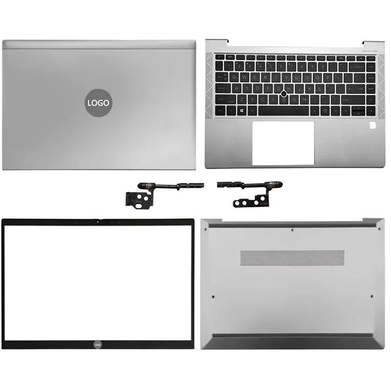 

For HP EliteBook 840 845 745 G7 G8 New Laptop LCD Back Cover Front Bezel Upper Palmrest Bottom Case Keyboard Hinge Original Case