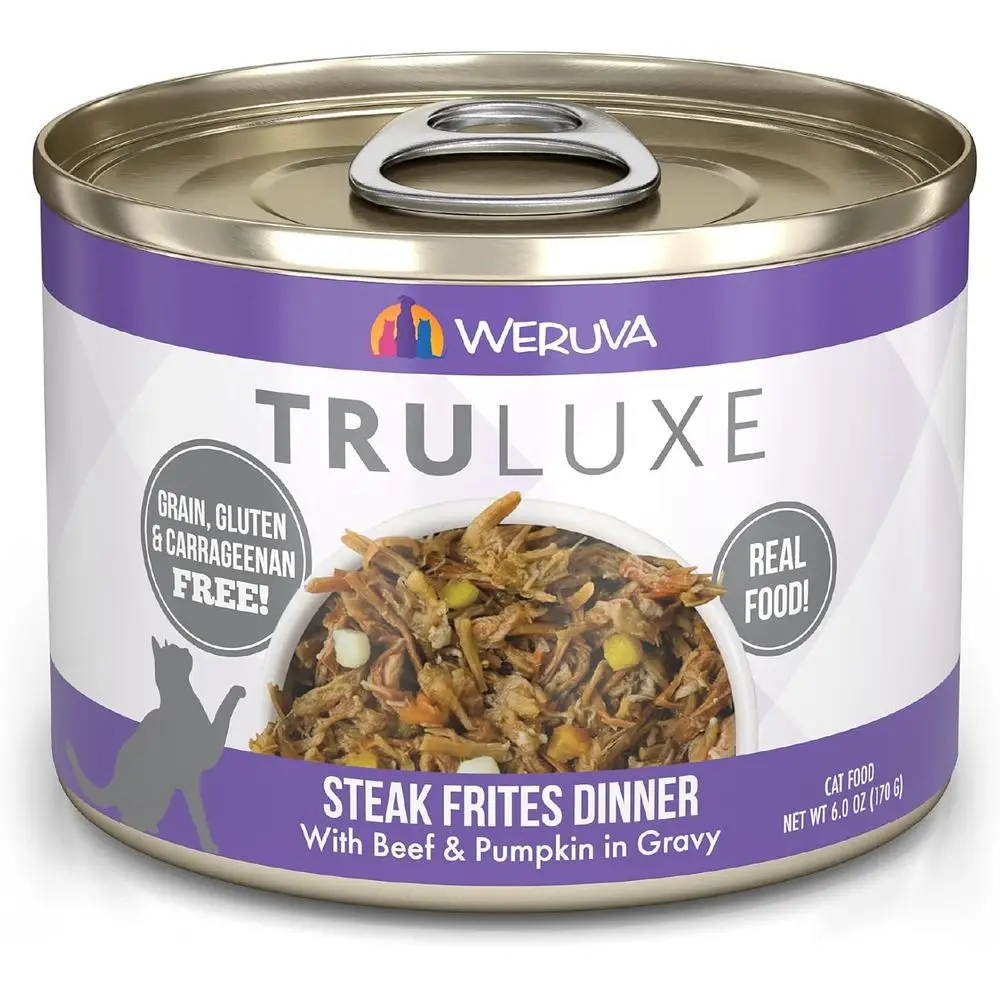 

Txe Cat ood, Steak rites Dinner with & Pumpkin in Gravy, 6oz Can (Pack o 24)