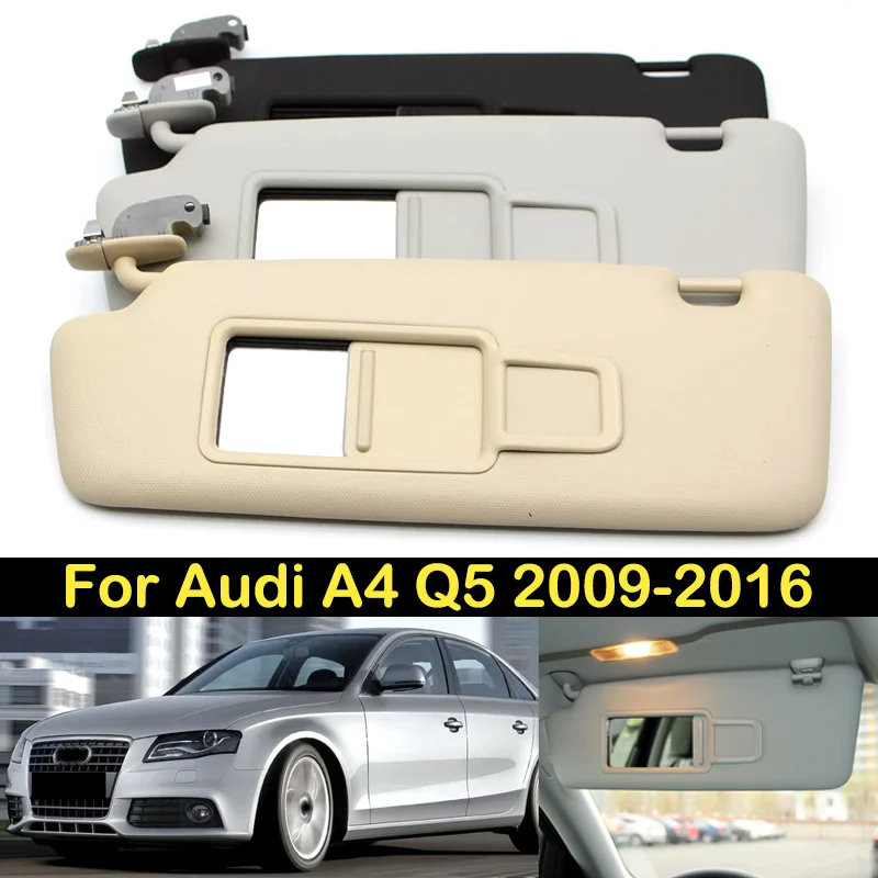 DECHO Car Sunvisor Sun Shield For Audi A4 A4L B8 B9 2009-2016 Q5 2010-2018 Sunshield Sun Shade Sun Visor Assy