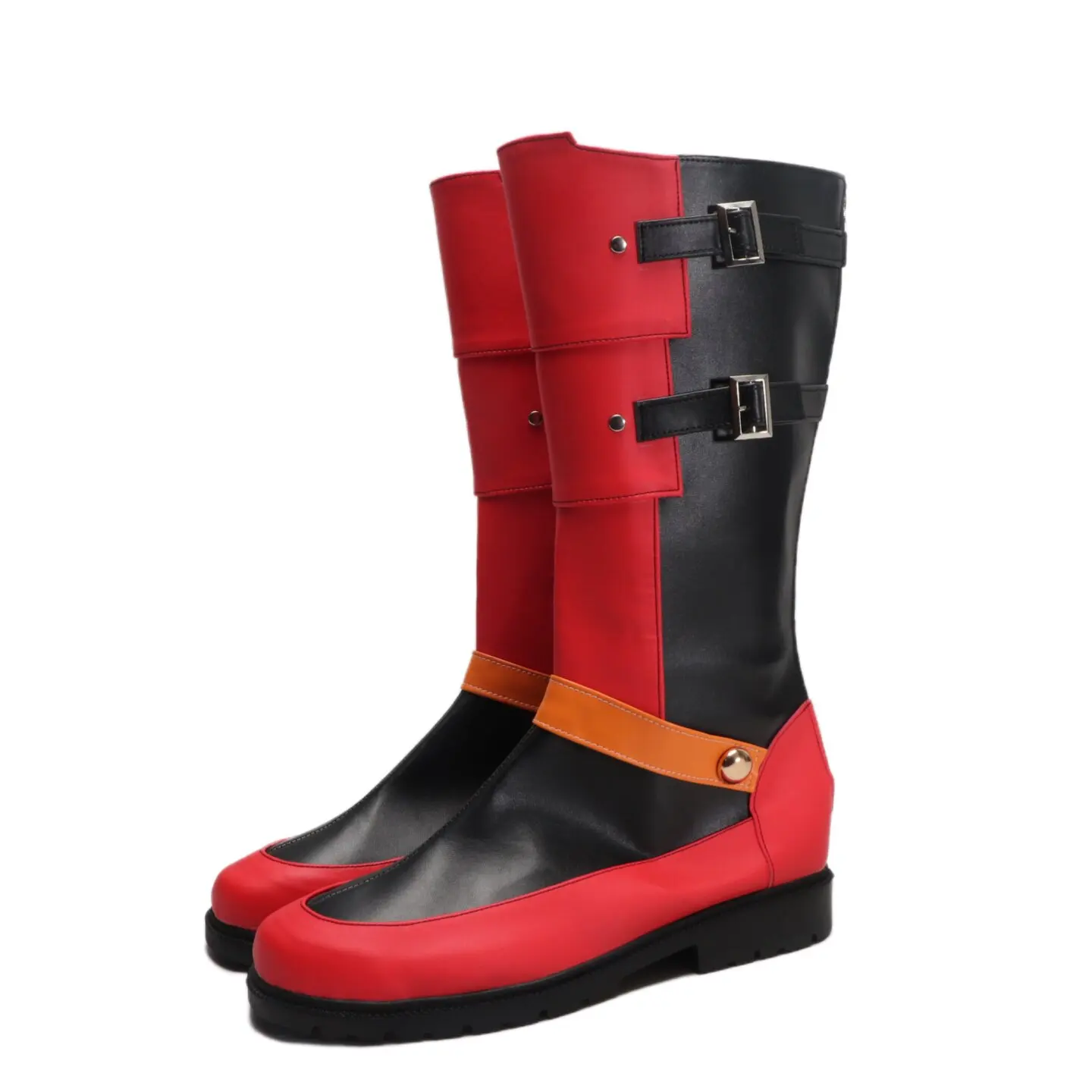 zapatos-de-cosplay-de-anime-star-fox-fox-mccloud-botas-cortas-rojas-de-cuero-pu-para-carnaval-de-halloween