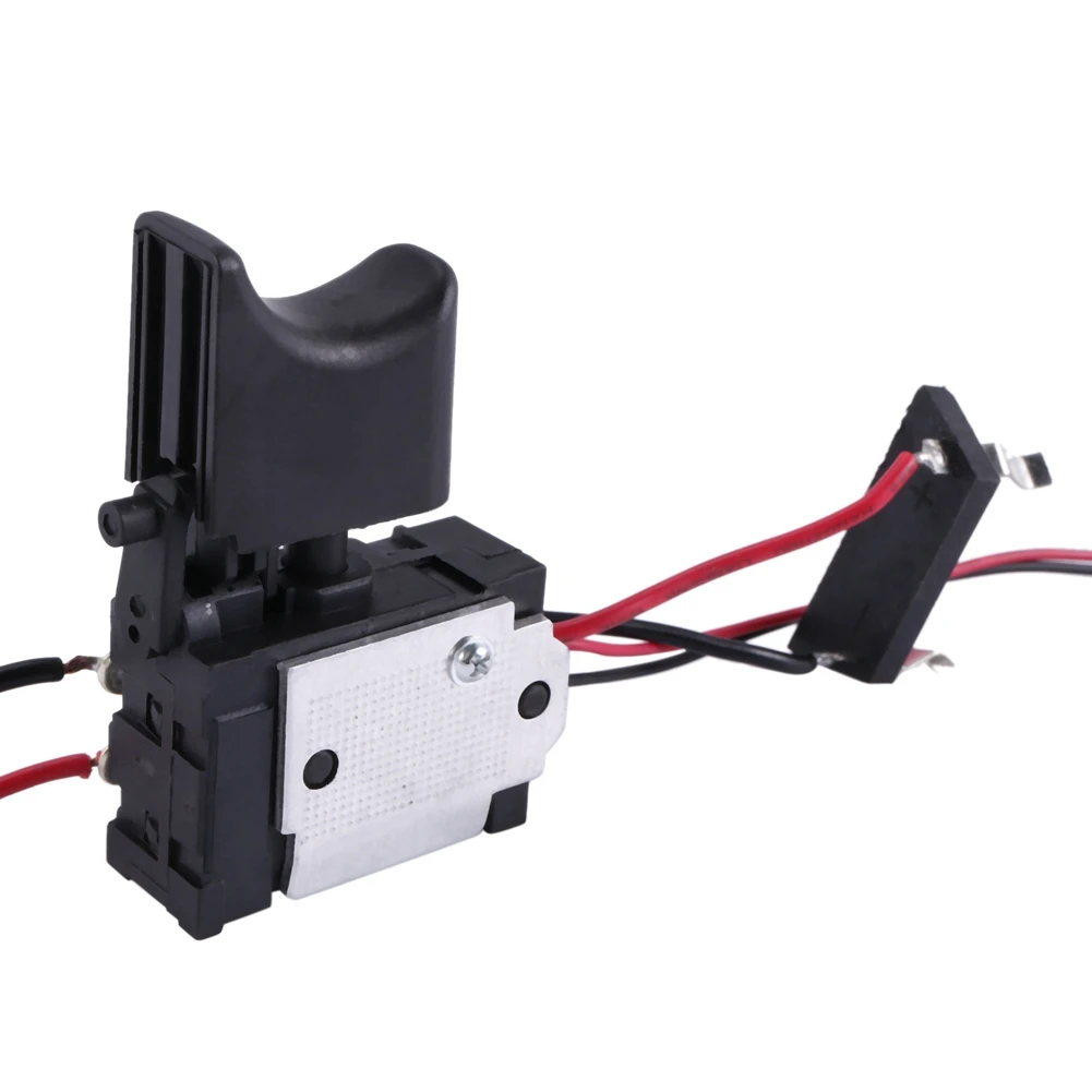 AT02-2X DC 7.2 V - 24 V 16A Electric Drill Control Switch Cordless Trigger Switch With Small Light For Power Tool