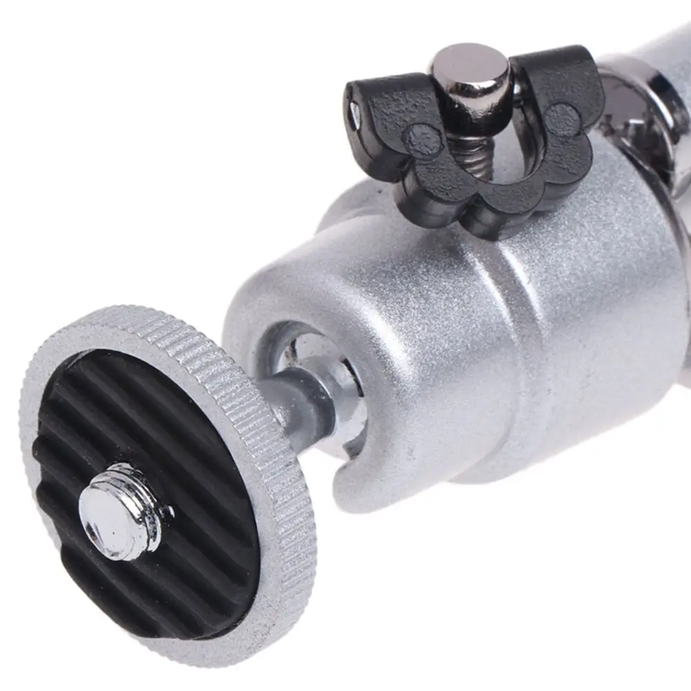 Universal 2 Section Phone Selfie For Projector Camera Phone Aluminum Alloy Clip stand Tripod Selfie Stick Stand Holder