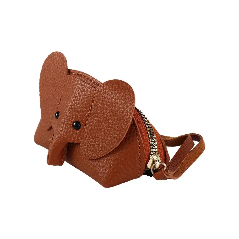 Elephant Zipper Change Purses With Key Ring Mini Lipstick Bag Small Purse Wallets Korean Money Bag Women Coin Purse Card Holder