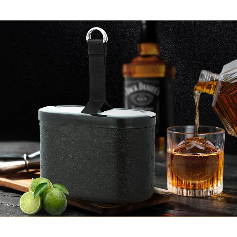 1pcs Reusable Plastic Transparent Ice Ball Mold - Bar Whiskey Ice Cube Tray Sphere Ice Maker for Cocktails & Home Use
