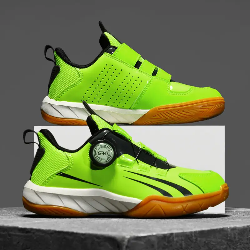 Brand Sports Shoes Durable Breathable Entry Level Badminton Shoes Men's Women's Table Tennis Shoes