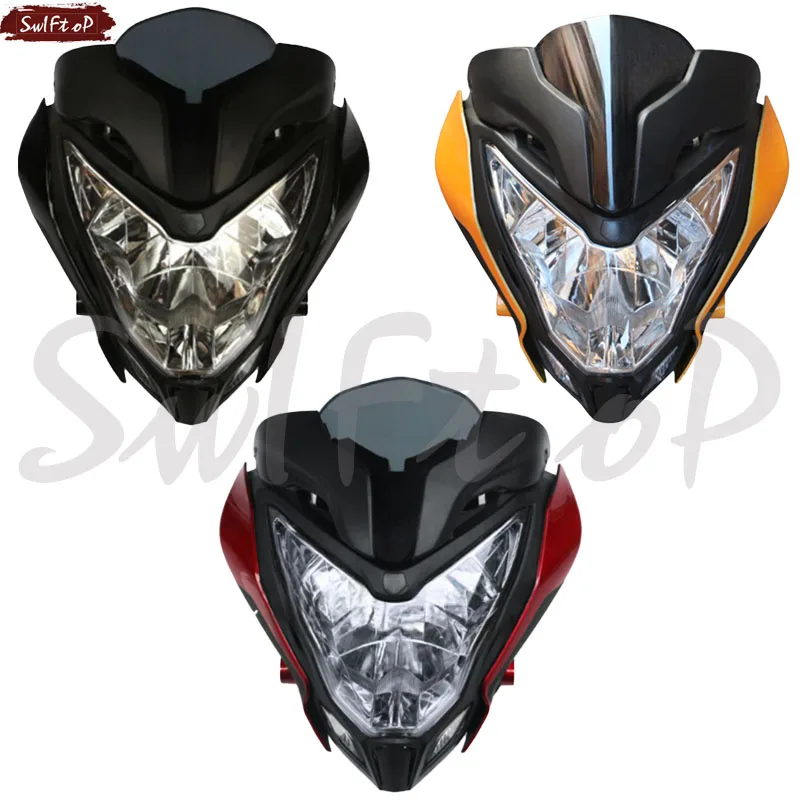 

Аксессуары для мотоциклов, фара, передняя фара мотоцикла для BAJAJ Pulsar150 NS200, обтекатель передней фары, задница