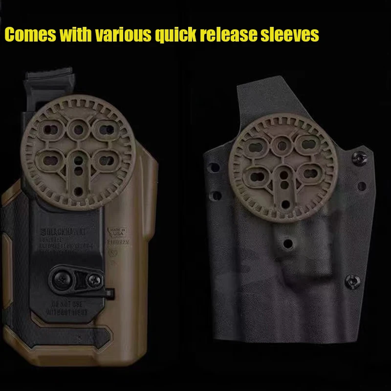 Tactical holster mounting base, quick release locking system, hunting holster adapter, AirSoft Accessories