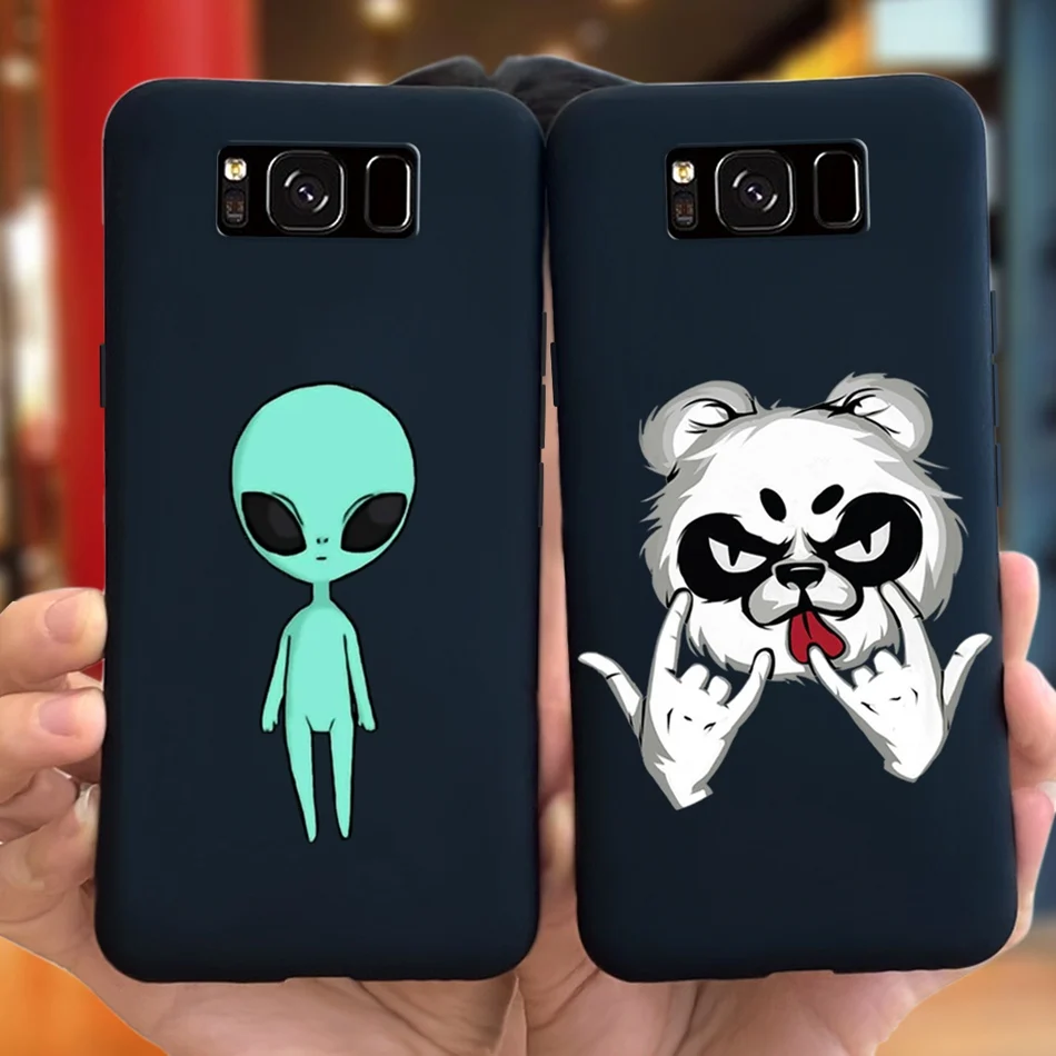 For Samsung Galaxy S8 Case Samsung S8 Plus Phone Case Cute Cartoon Macaroon Silicone Soft Cover For SamsungS8 S 8 S8+ G950 G955F