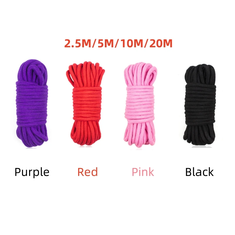 Exotic Shibari Accessory of Handcuffs Bondage Rope for Men Women Fetish Bdsm Slave Role Play Binder Restraint Touch Tie Up Fun