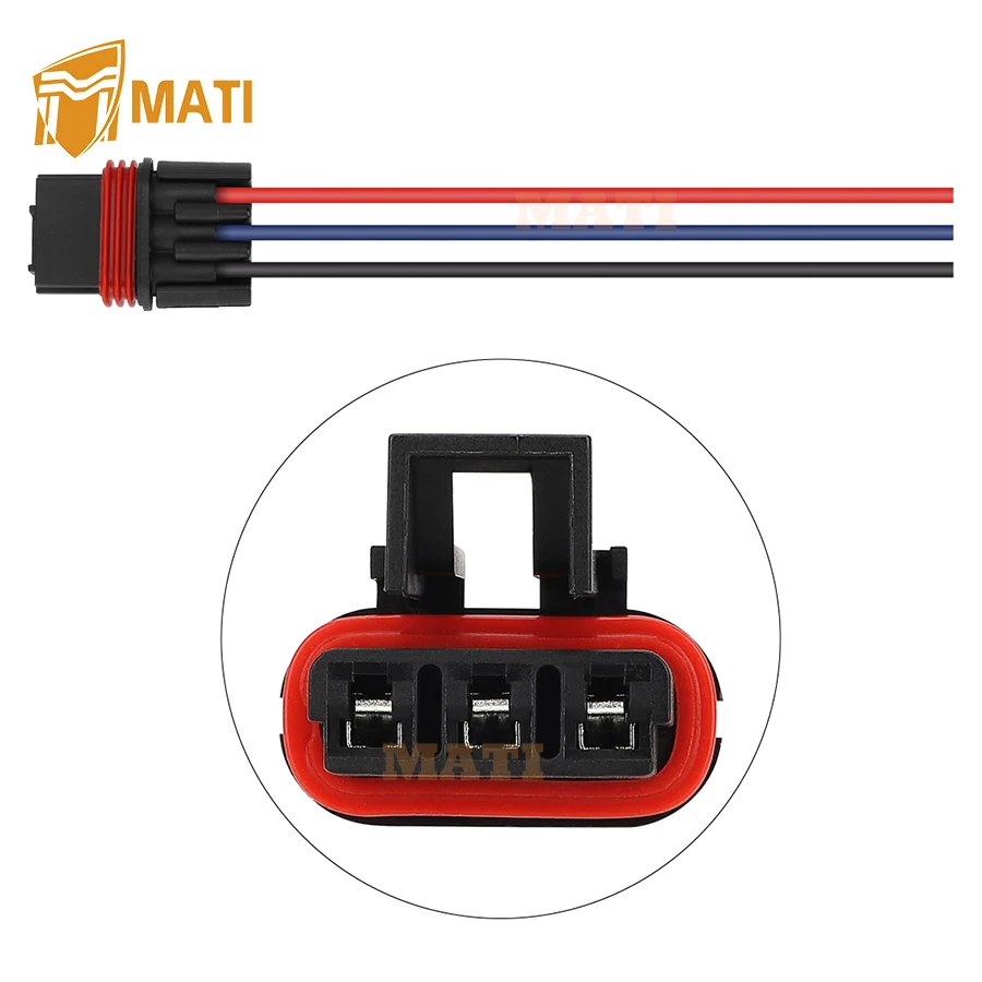 Pulse Bus Bar Power Plug Pigtail Connector for Polaris Ranger General RZR 1000 900 RS1 Turbo PRO EV 1500 PRO-XD (Red/Blue/Black)