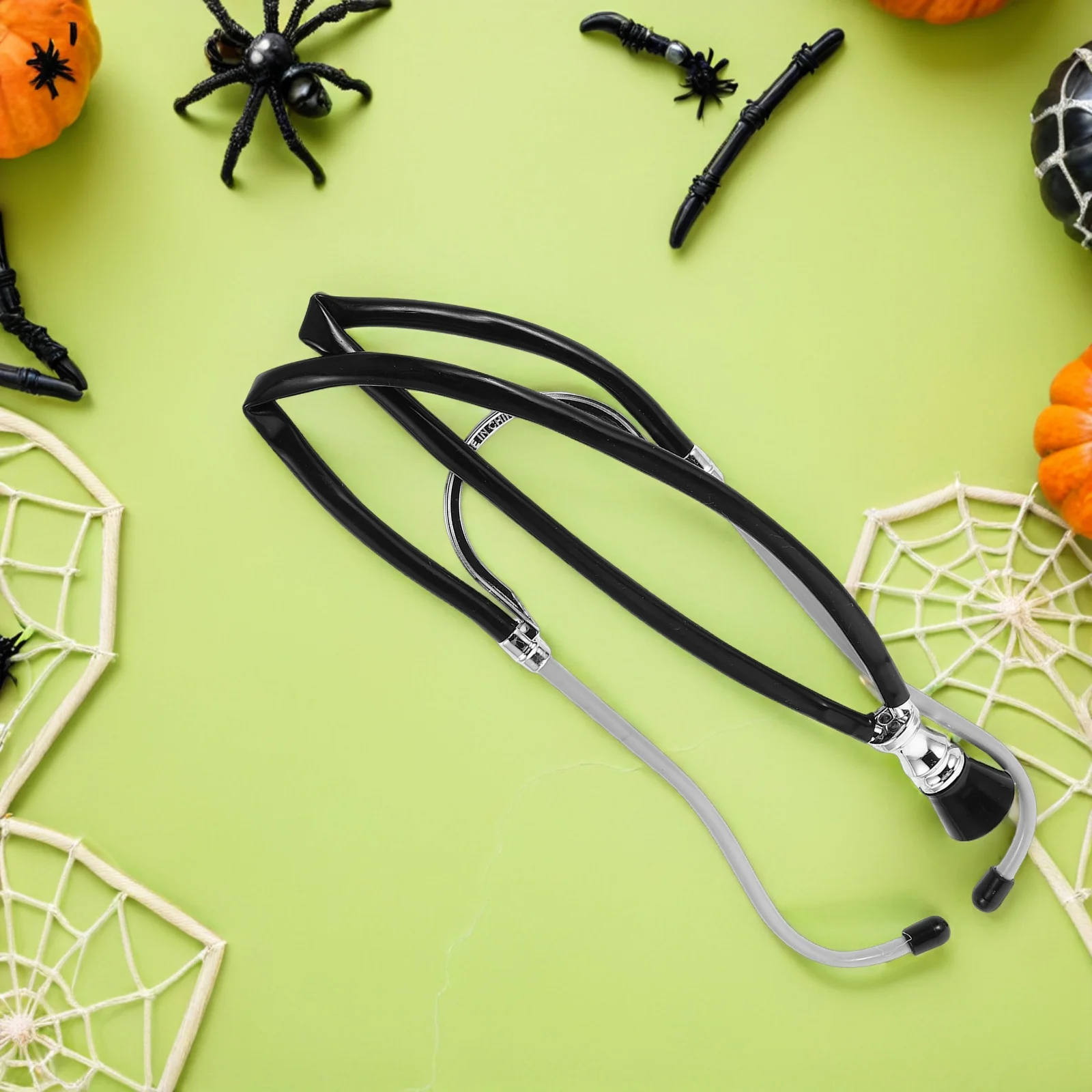 4 szt. Realistyczny stetoskop do cosplayu pielęgniarki, lekarza, akcesoria do zabawy w udawanie, rekwizyty do symulacji medycznej dla dzieci, Halloween