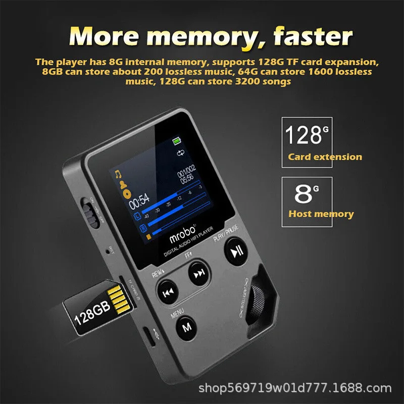 2026 6. hifi lossless player C5 digital walkman music mp3 new bluetooth high sound quality mp4