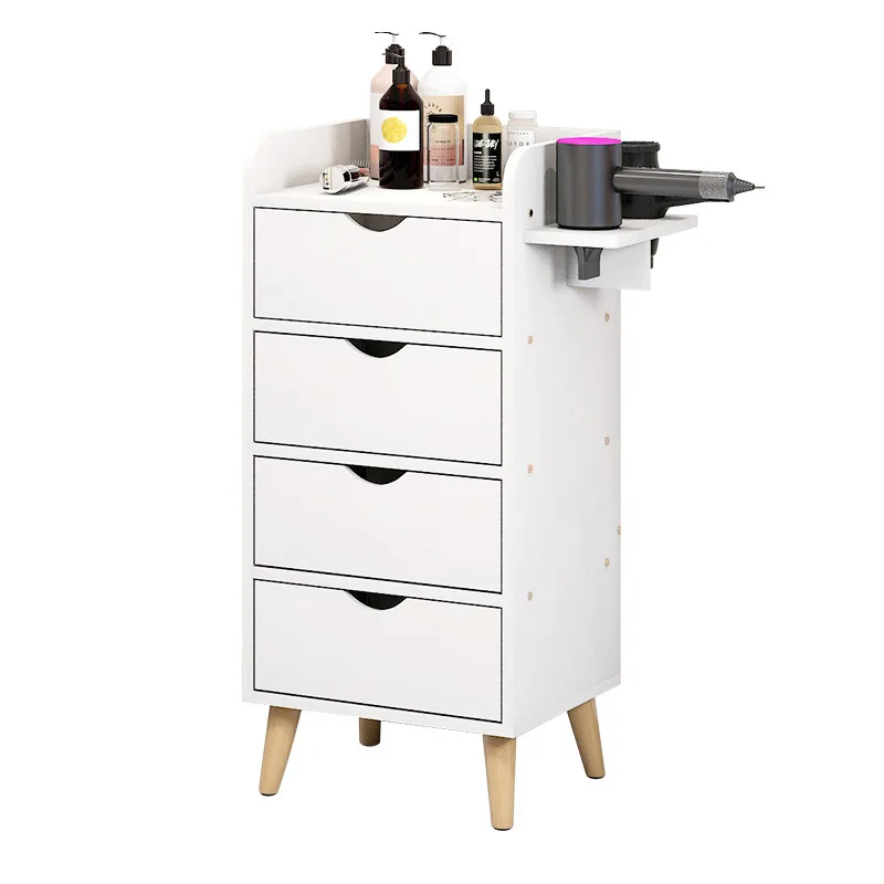 

Nordic solid wood leg barber shop tool cabinet beauty salon multi-functional