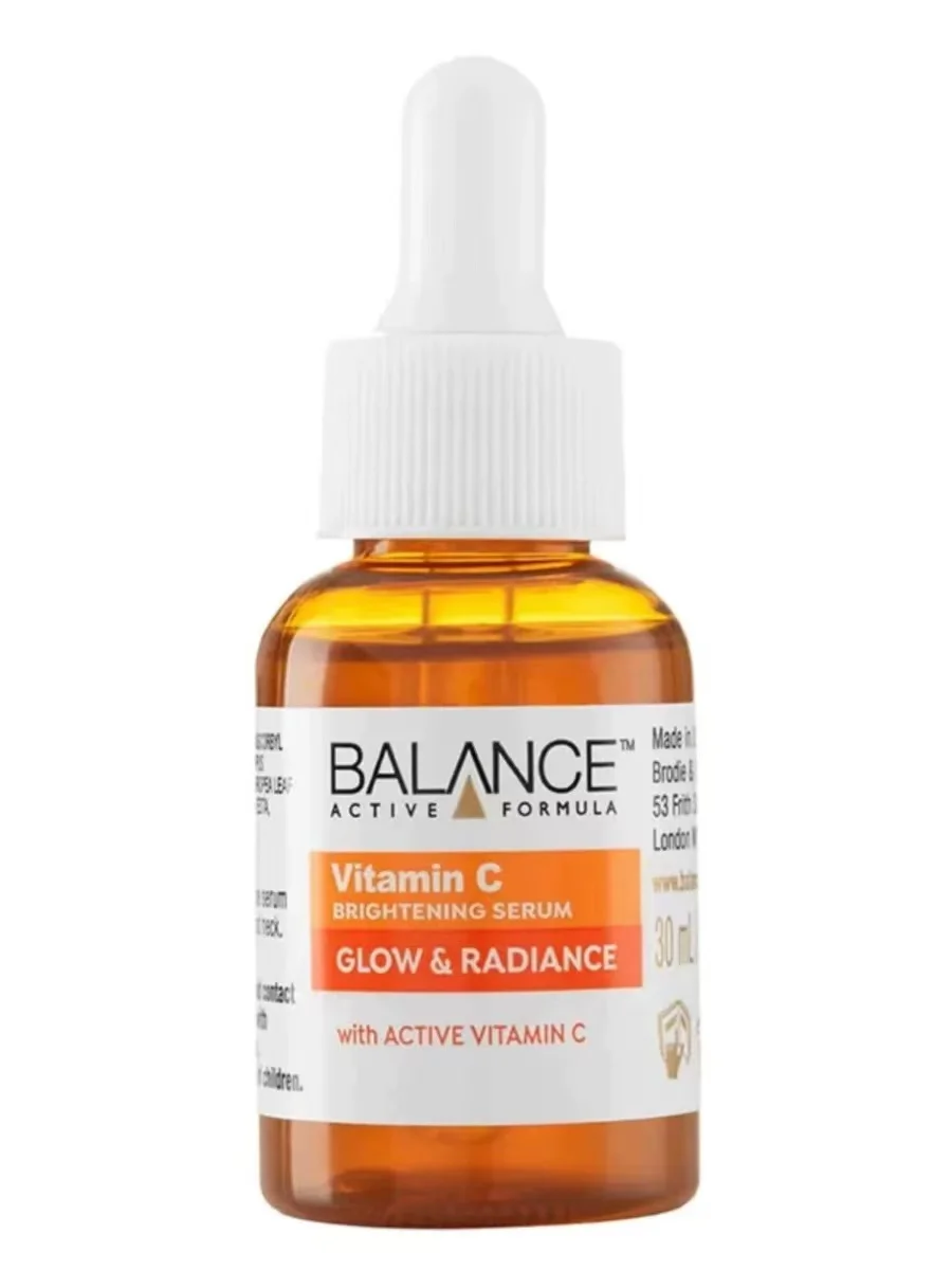 BALANCE UK Vitamin C Essence Brightening VC Serum 30ml Improve Dullness Yellowing Whiten Brighten Skin Tone Rare Beauty Skincare