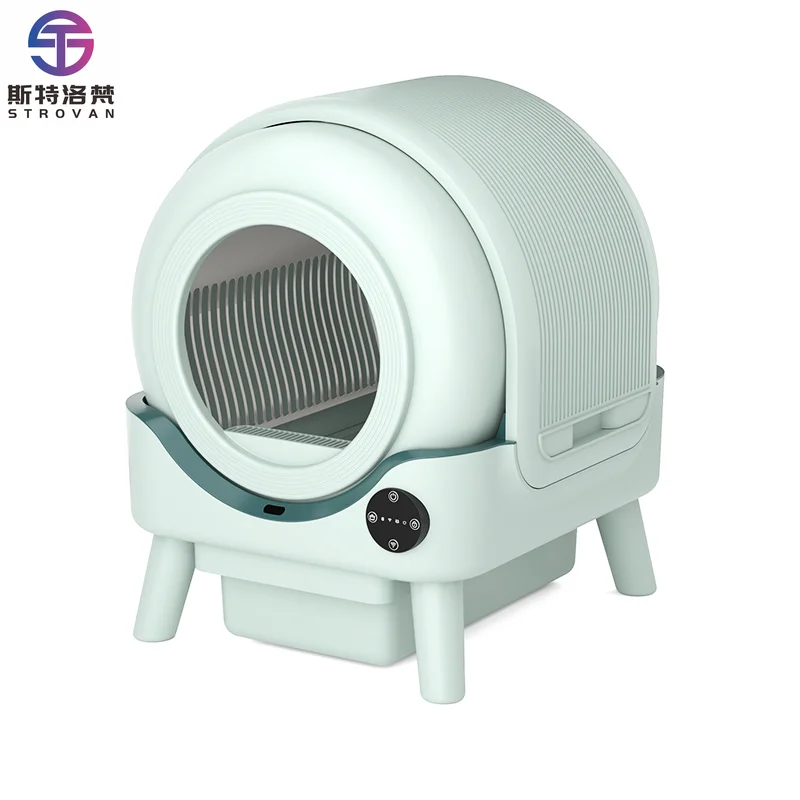 

Auto Cat Box Robot Large Electronic Smart Cat Toilet Closed Disposable Self Cleaning Automatic Cat Box