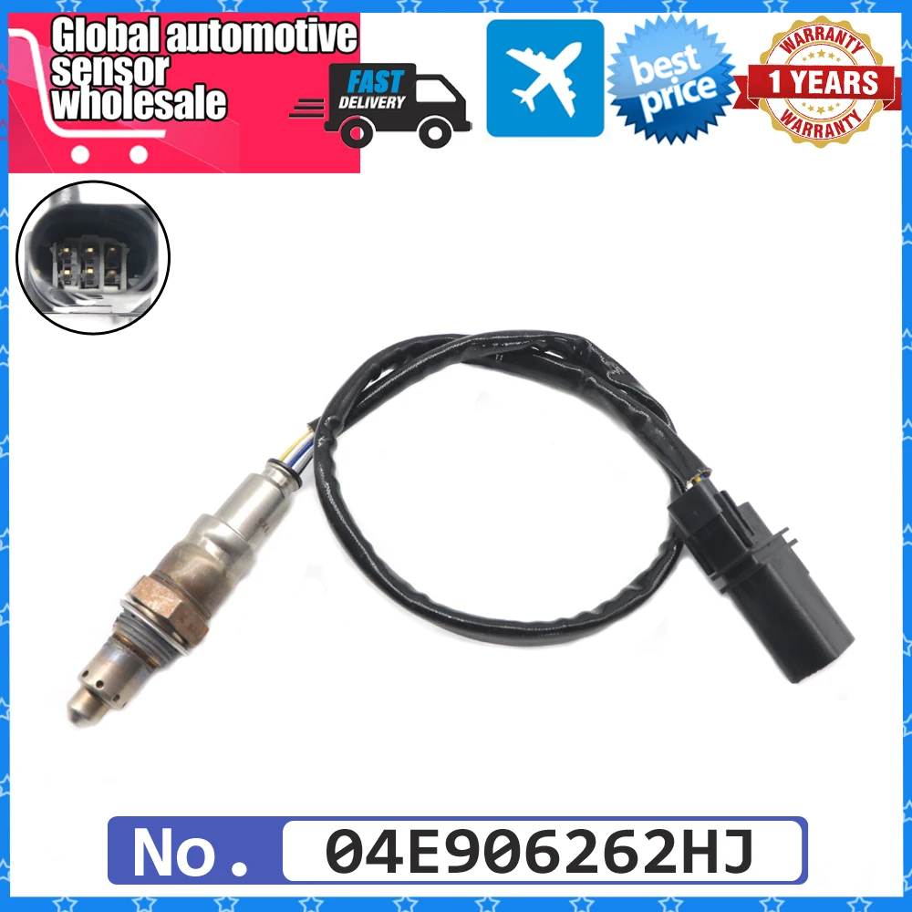 1pcs Car NEW Upstream Front Air Fuel Ratio Lambda O2 Oxygen Sensor for Volkswagen New Bora Passat Golf For Audi A3 04E906262HJ