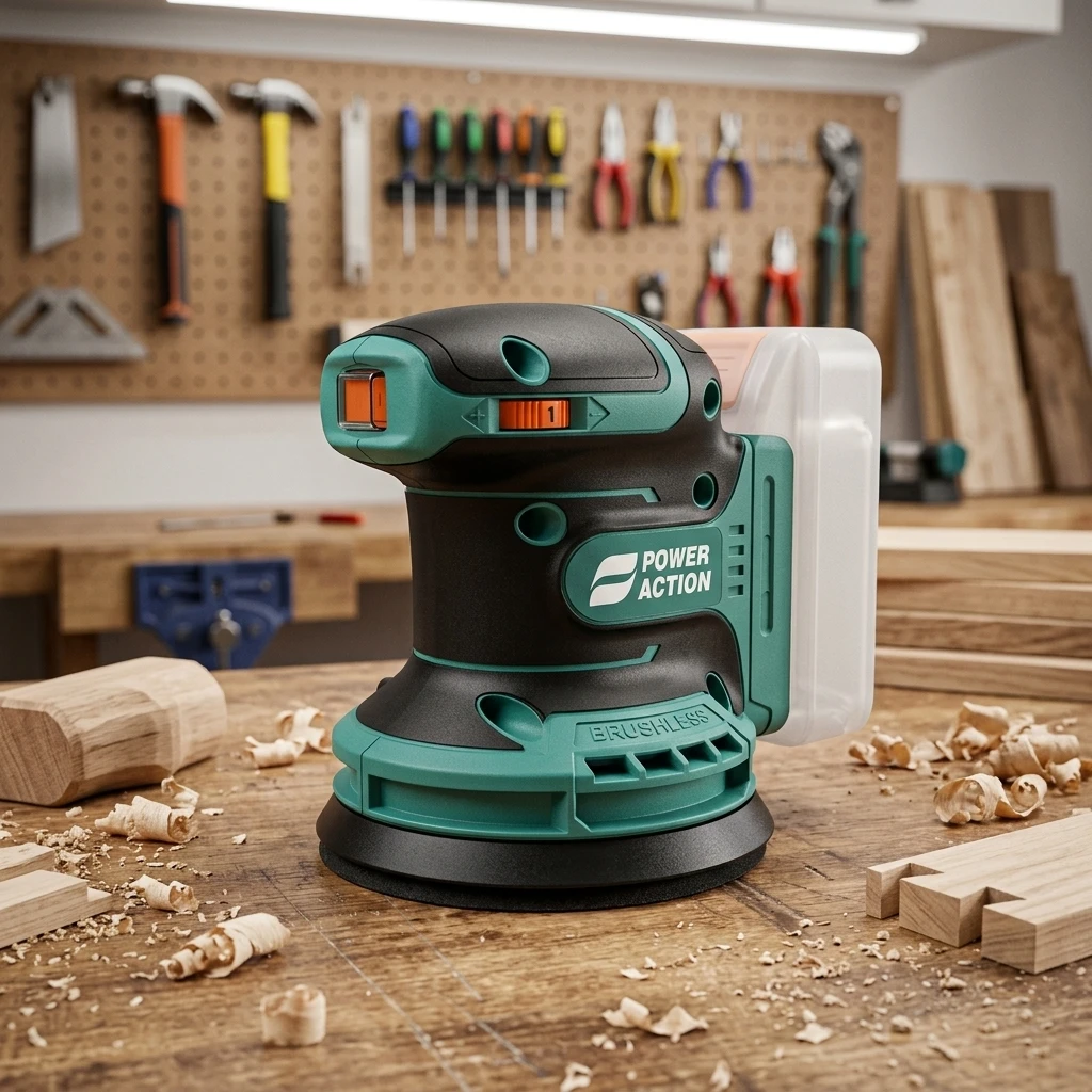 NEW Random Orbit Sander 125mm Electric Hand Sander Variable Speed 3000-12000OPM Dust Collection System For Woodworking Polishing