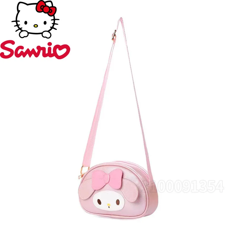 Sanrio New Girl Crossbody Bag Cartoon Cute Girl Shoulder Bag Luxury Brand Fashion 3D Children's Bag High Quality Waterproof