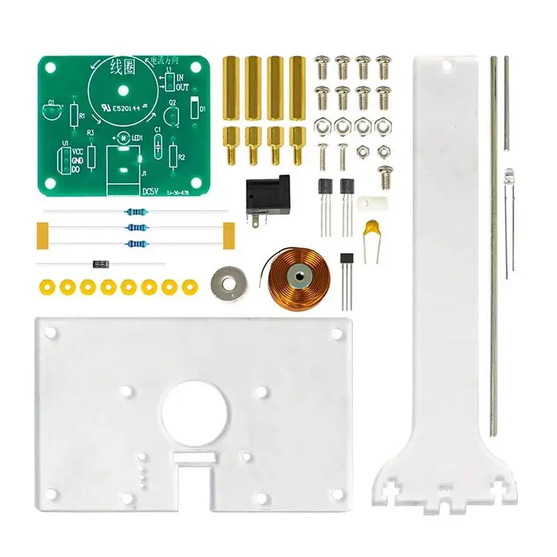 

Electromagnetic Science Kit Soldering Practice Kit Electromagnetic Learning & Practice Creative Fun For Stem Education & Desk