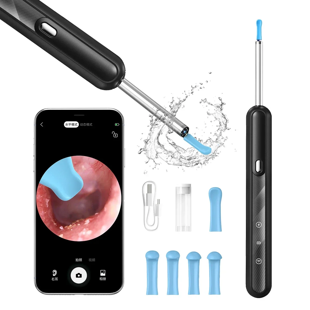 

New Arrive Ear Cleaning Device 3.5mm Visual Ear Pick Flexible Smart Visual Ear Clean Rod Earwax Removal With Camera