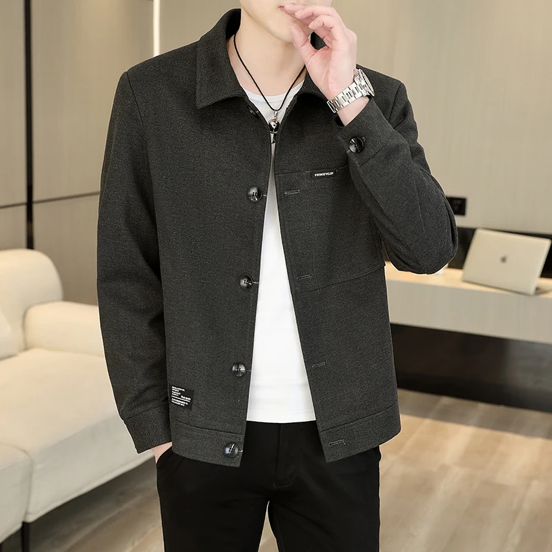 Men's Clothing Casual Coats Men's Blazers Jackets Male Windbreaker Outerwear Men's Fashion Leisure Menswear Elegant Camping