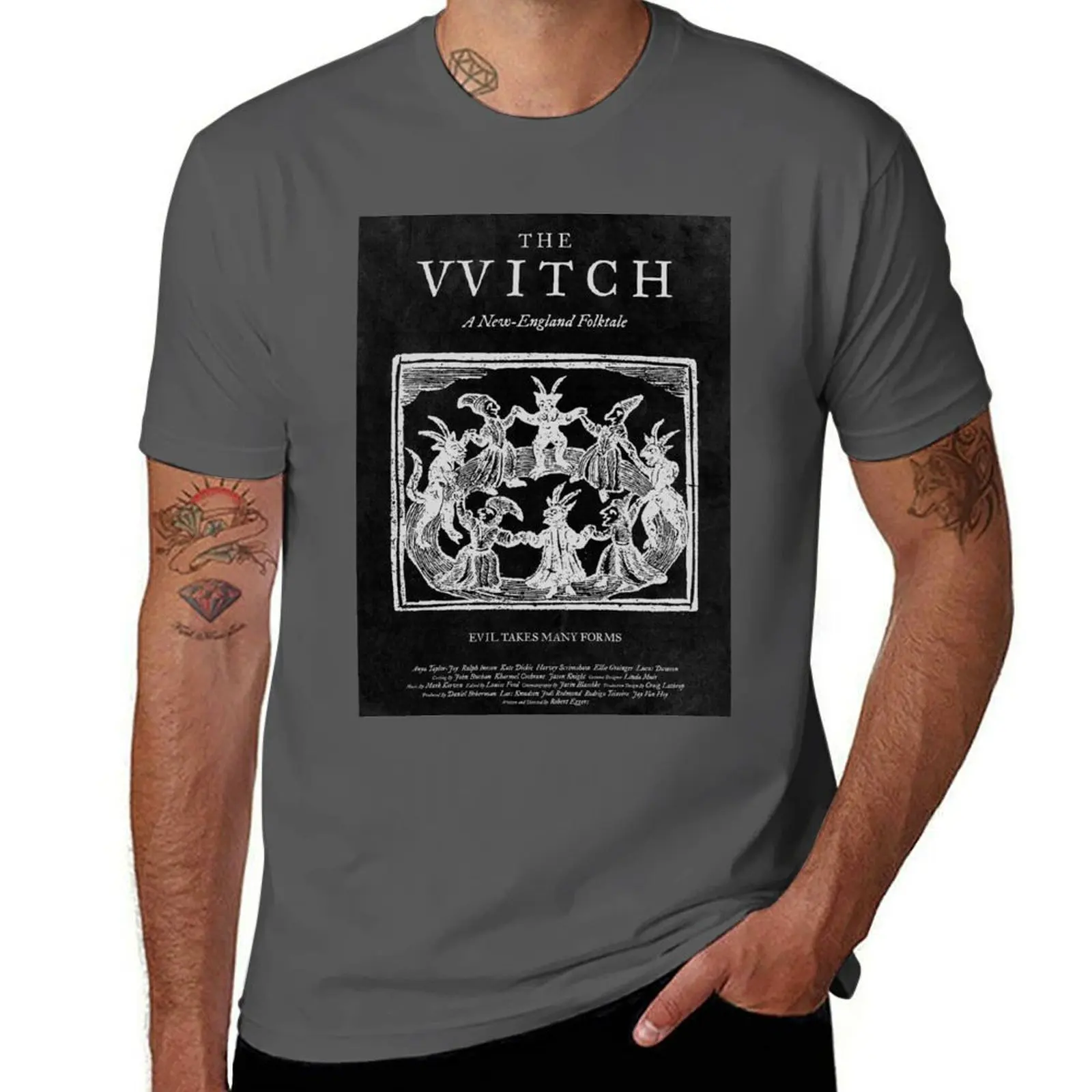 

Movie Black Film The Poster VVitch Thomasin Witch Phillip T-Shirt Durable Work Wear T-Shirt