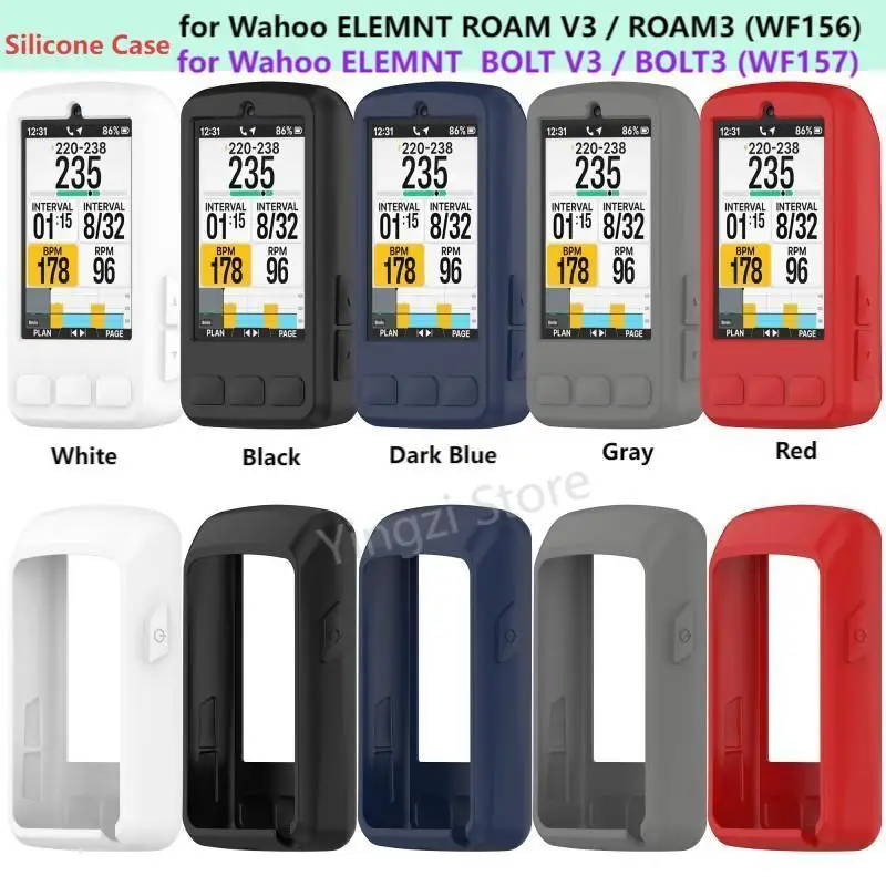 Silicone Case for Wahoo ELEMNT ROAM V3 ROAM 3 Soft Protector Cover