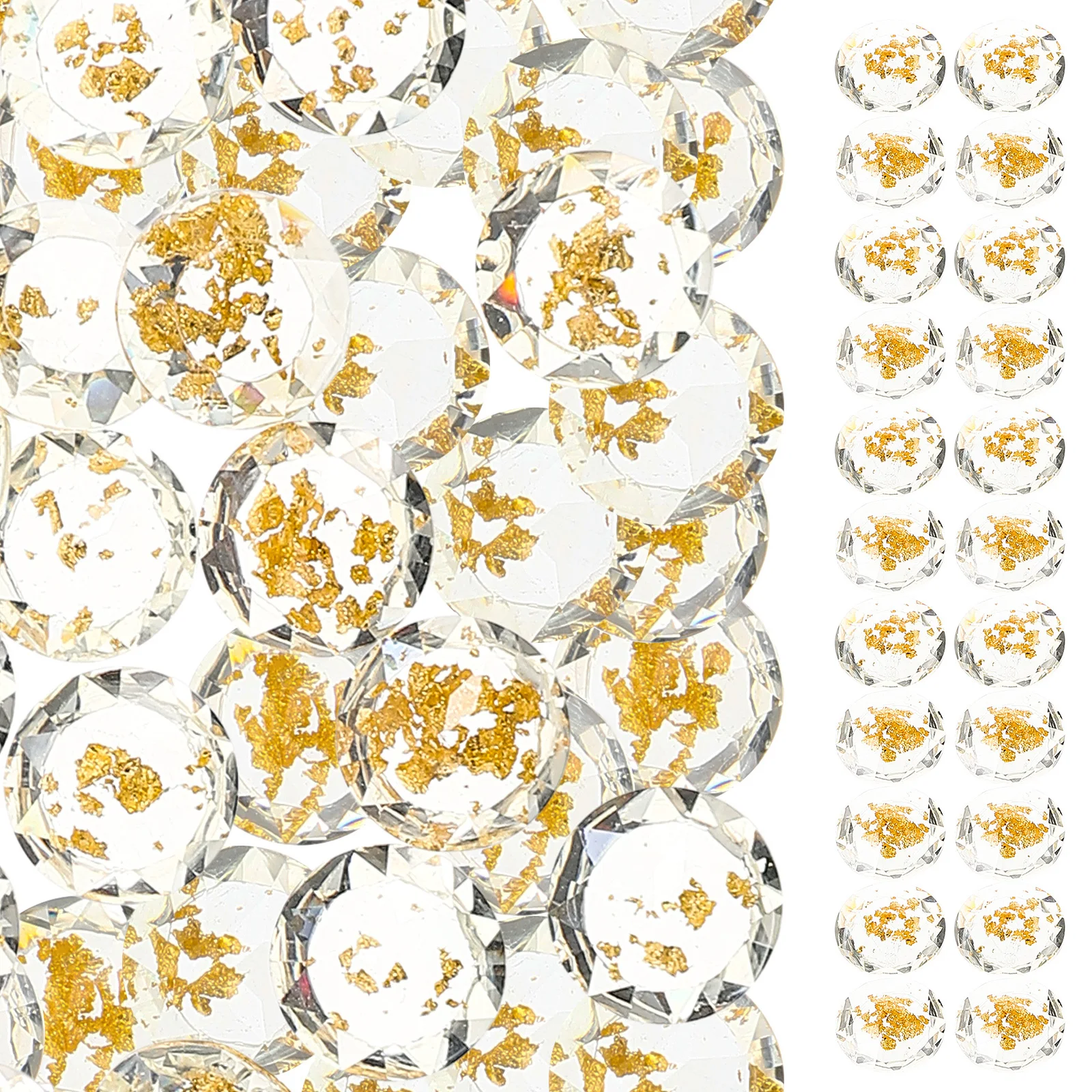 

100Pcs Nail Decals Vivid Shiny Charms for Nail Art Design Professional Manicure Decorations Gift for Women Girls