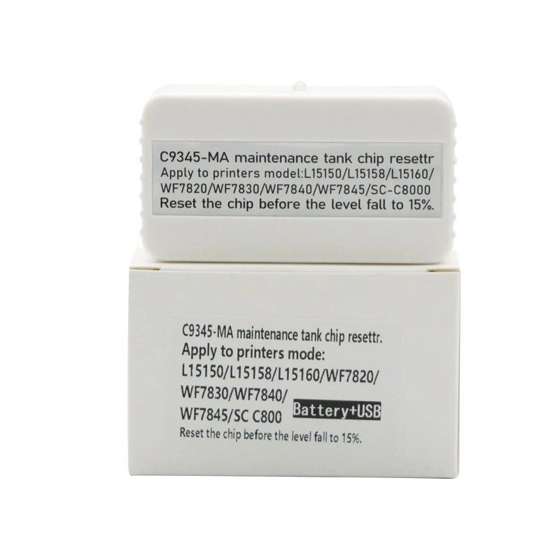 C9345 Rechargeable Chip Resetter Powered Unlimited Usage Times for Epson L Series ET Series WF Series Waste Ink Tank Reset Tool