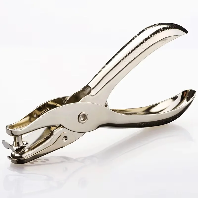 

Single Hole Puncher Metal 6mm Pore Diameter Punch Pliers Hand Paper Scrapbooking Punches Punching Tool For Office School Supplie
