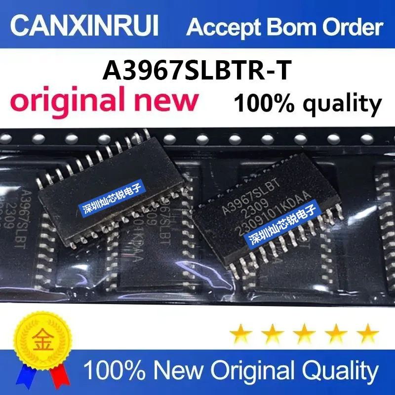 (5-100pieces)Brand new original A3967 A3967SLBTR-T SMD SOP24 stepper motor driver IC