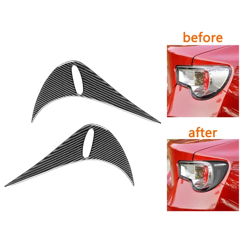 

Car Styling Headlamp Eyebrow Eyelid Cover Stickers Trim For Toyota GT86 Subaru BRZ 2012-2016