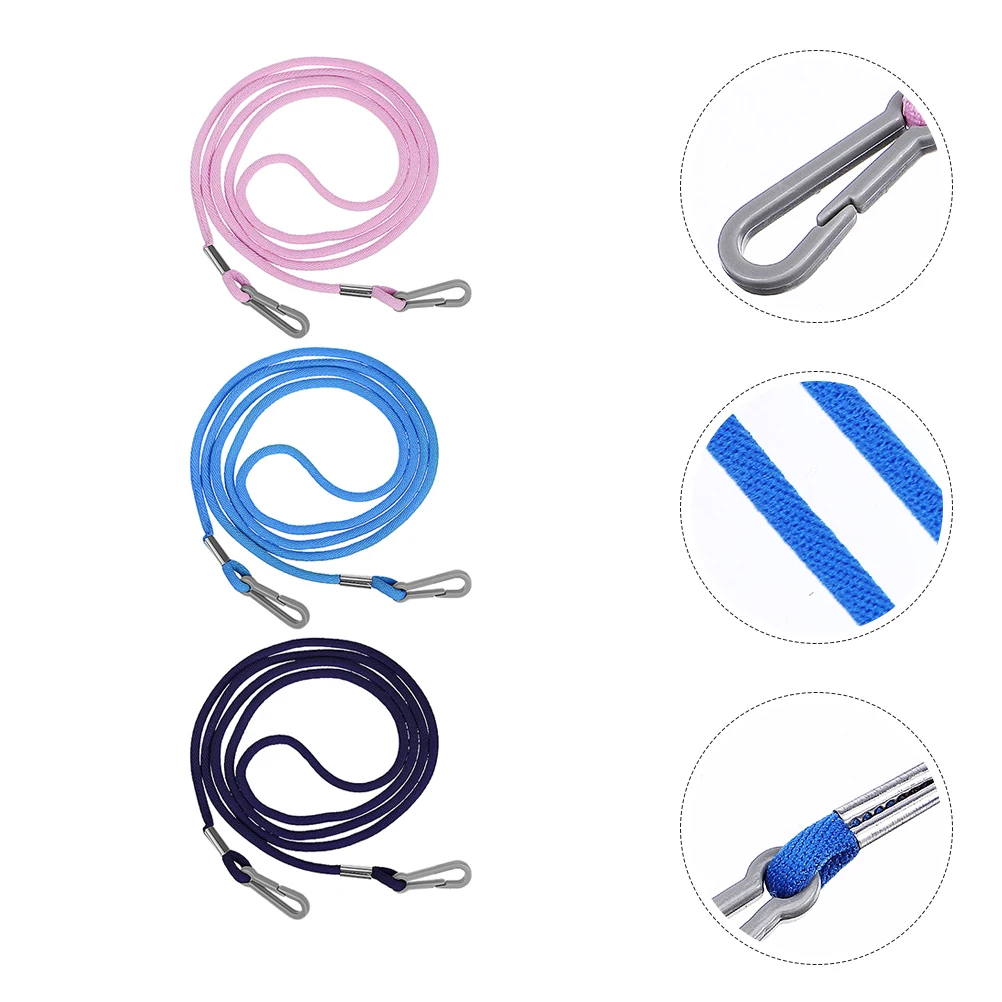 

3Pcs Ski Glove Rope Clips Multifunctional Lanyard Gloves Strap Nylon Holder Kids AntiLost Winter Accessories