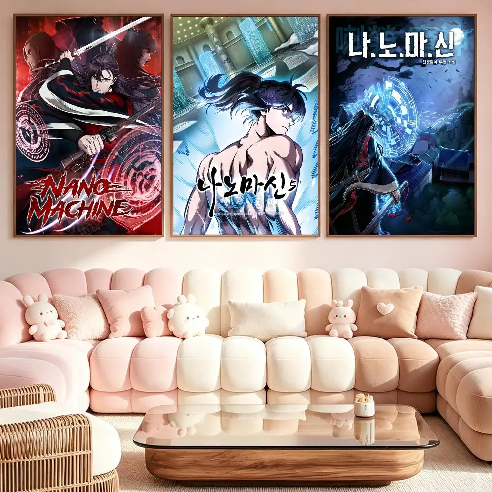 manhwa Nano Machine Poster Poster Kawaii Self Adhesive HD Wall Print Cute Home Bedroom Room Aesthetic Decor Gift