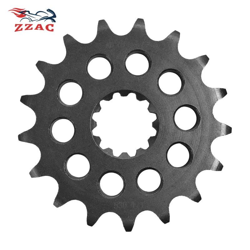 530 Chain 17T 20CrMnTi Motorcycle Front Sprocket For Kawasaki GPZ900R ZX1100 ZZ-R1100 ZZR1100 ZZ-R1200 ZX-14 ZX-14R ZZR1400