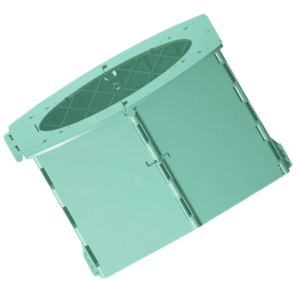 

1pc Portable Baby Folding Toilet Sturdy PP Material Travel Potty Trainer Bright Color Toddler Home Car Use Foldable Design