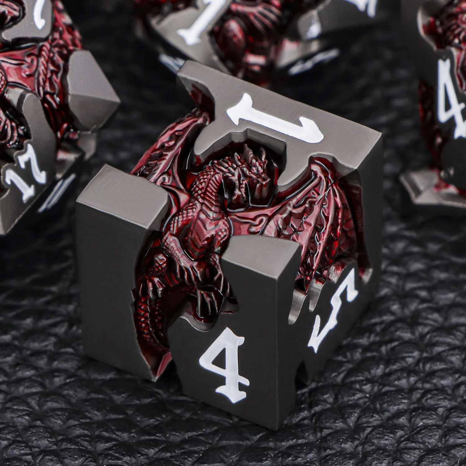 7PCS D20 Dragon Dnd Metal Dice - Board Game Dungeons And Dragons review and price