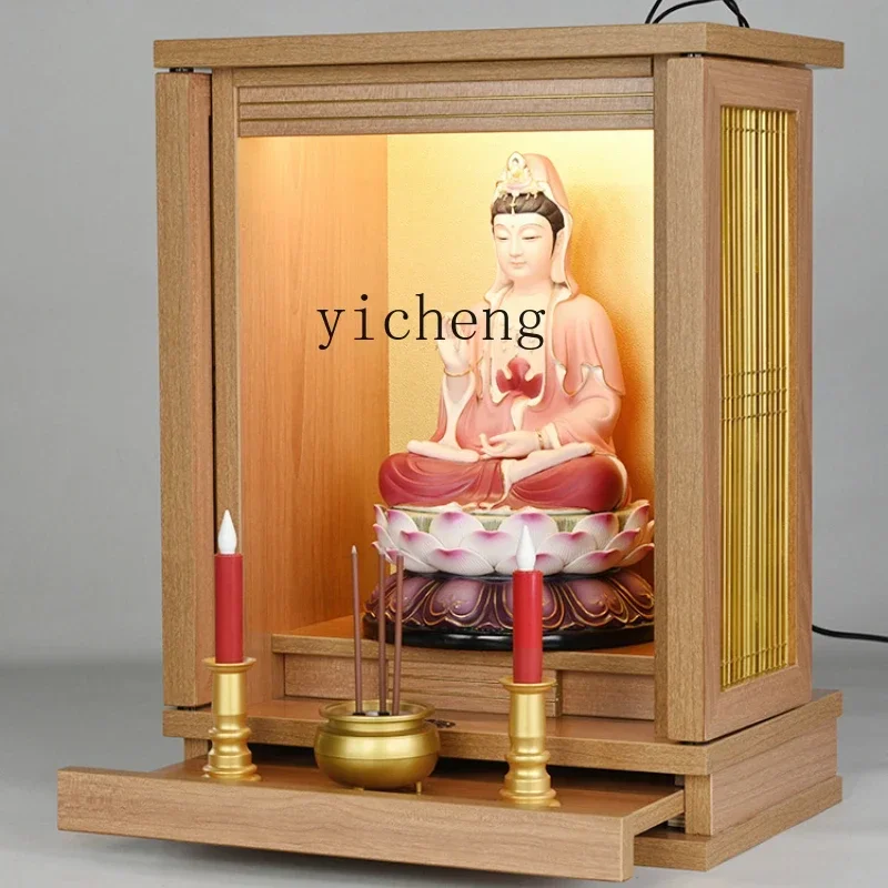 XL flip door with door Buddhist niche modern simple household wall-mounted economical table