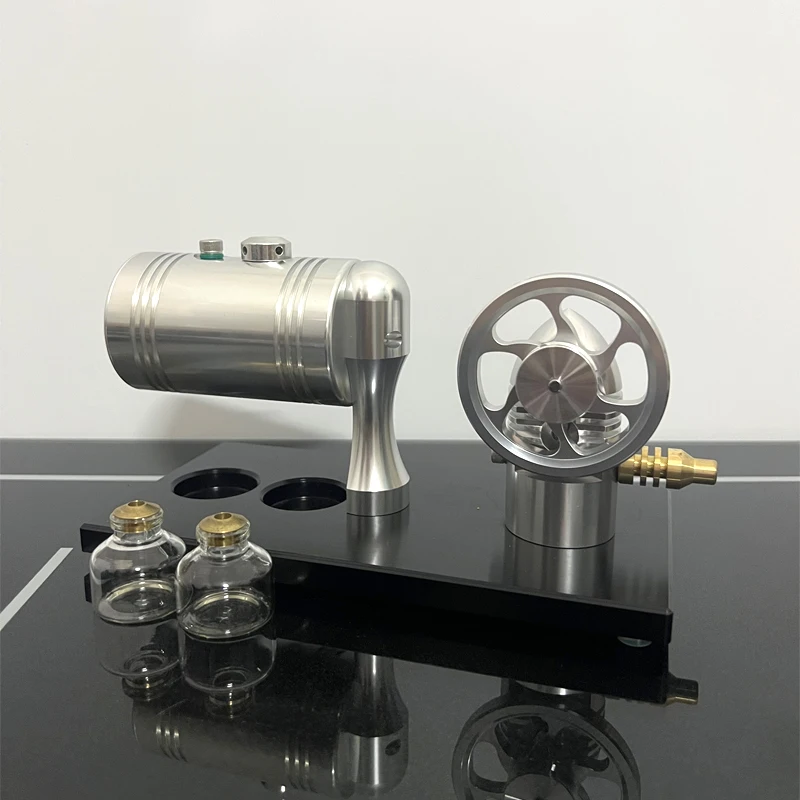 

K005 Metal Steam Engine Starter Model with Heating Boiler Model Toy