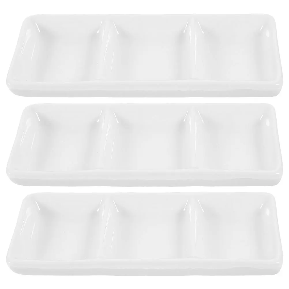 

4Pcs Condiment Bowls Ceramic Dipping Sauce Dish for Ketchup Soy Chocolate Syrup Individual Serving Desserts Fruits Home