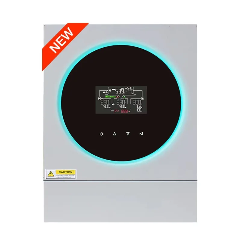 3.6KW 6KW 10KW 48V عاكس للطاقة الشمسية الهجين 220 فولت/230 فولت/400 فولت تشغيل/إيقاف الشبكة موجة جيبية نقية الهجين العاكس للطاقة الشمسية